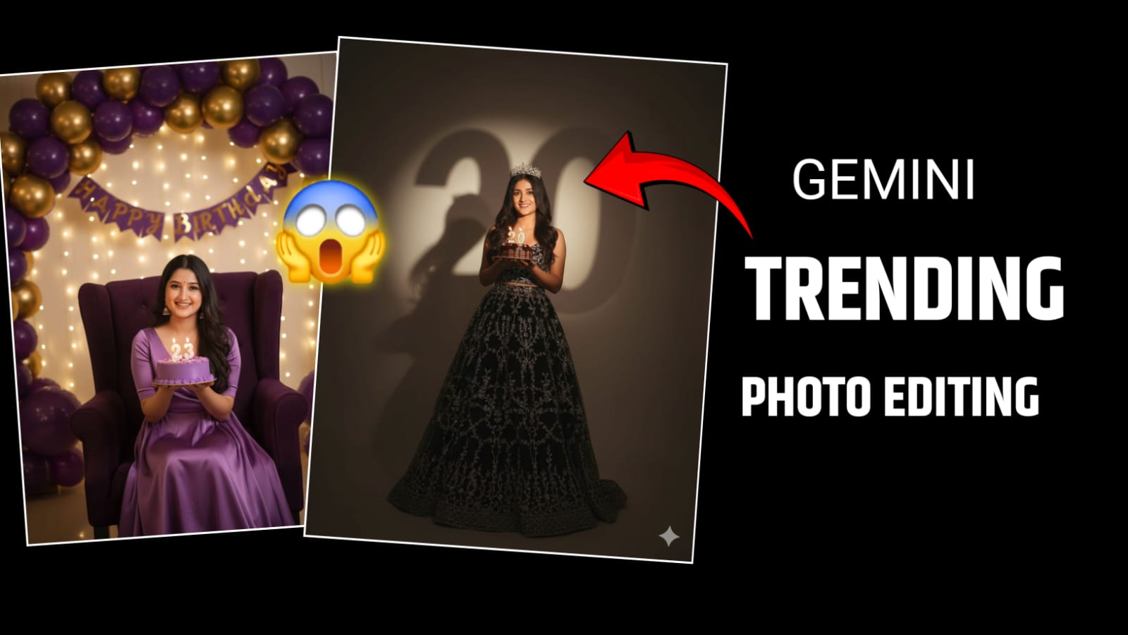 Happy Birthday Gemini Photo Editing Prompt