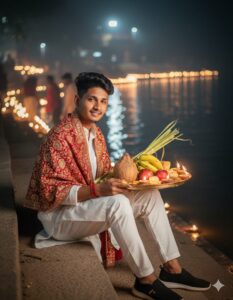 Trending Chhath Puja Photo Editing 2025 