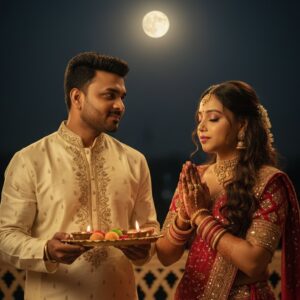 Karwa Chauth Ai Image Prompt For Girl 