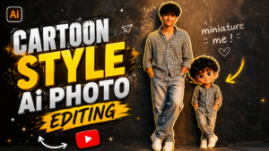 Baby Cartoon AI Photo Editing Prompt