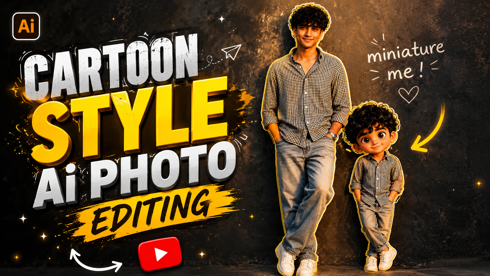 Baby Cartoon AI Photo Editing Prompt